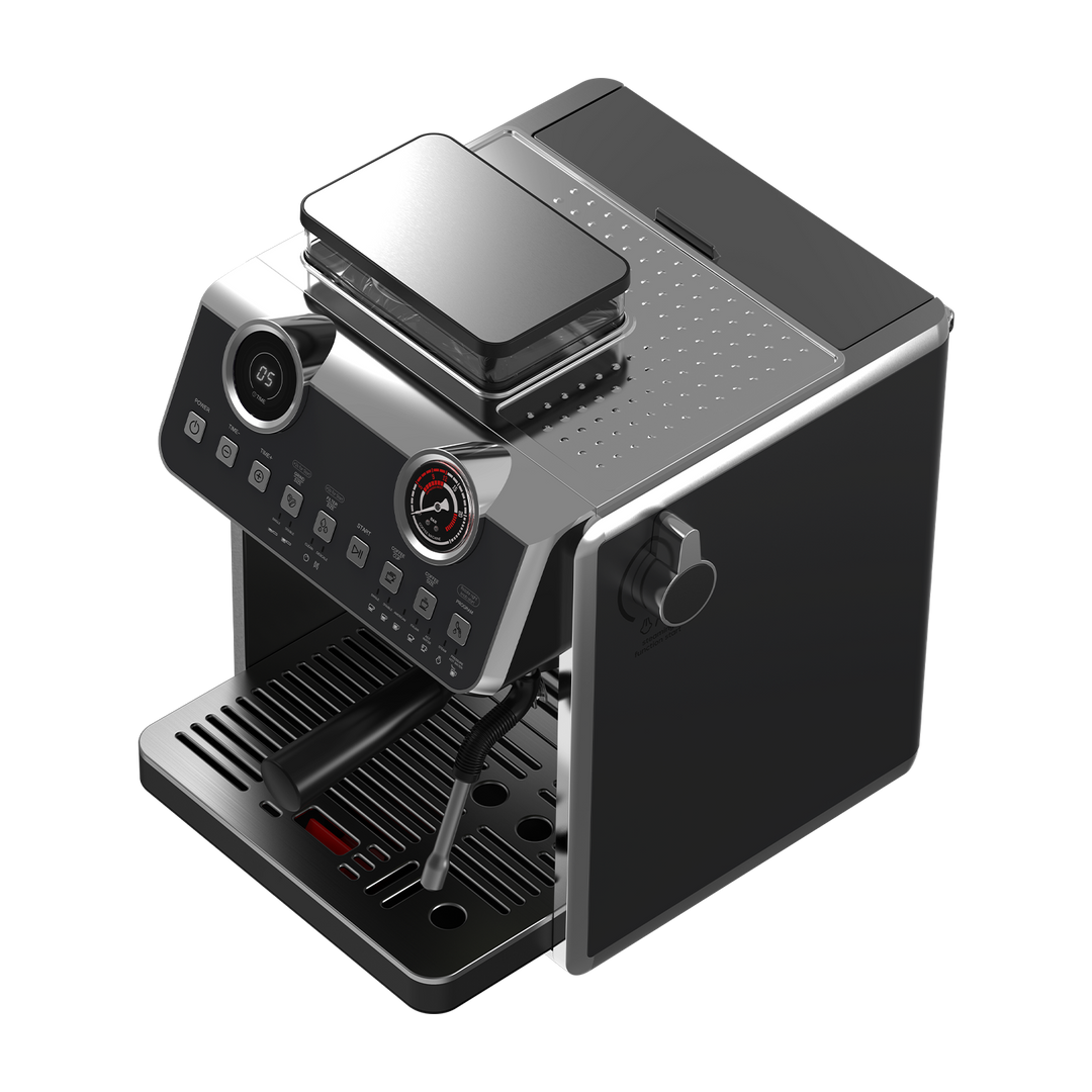 Machine à café espresso avec Bean Grinder EM653 Avec Broyeur