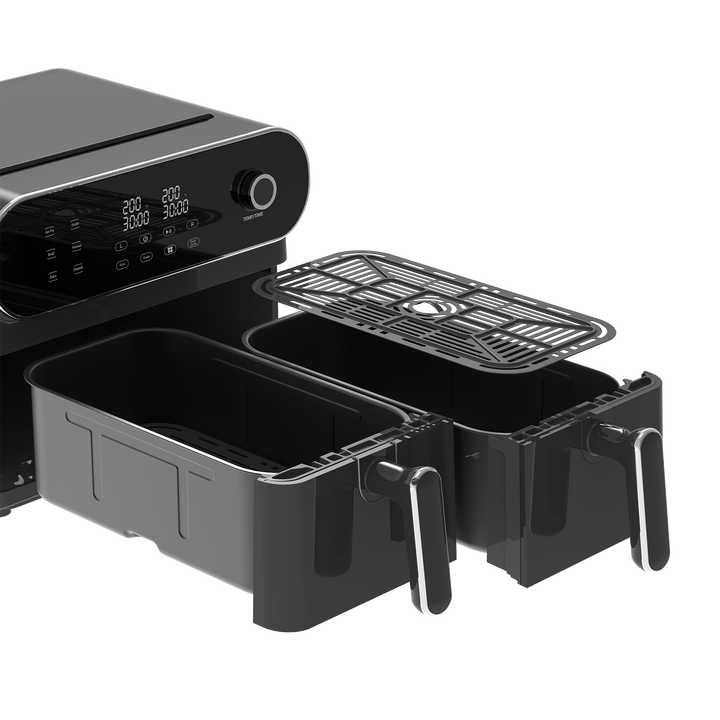 Double Zone Friteuse à air chaud AFT11001A 11L, 2 x 5, 1700 watt