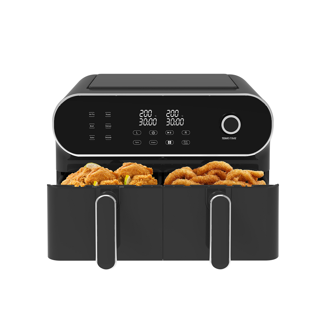 Double Zone Friteuse à air chaud AFT11001A 11L, 2 x 5, 1700 watt