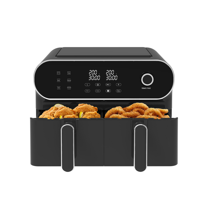 Double Zone Friteuse à air chaud AFT11001A 11L, 2 x 5, 1700 watt