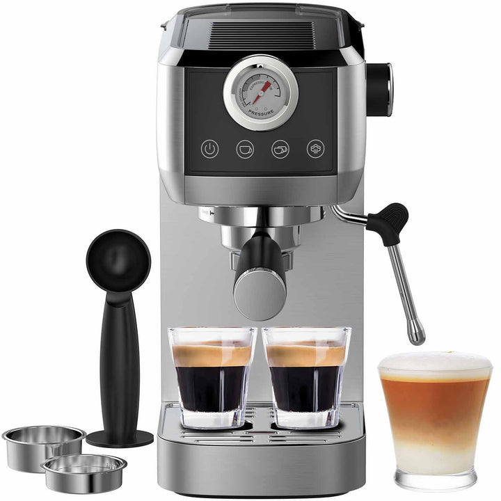 Machine à Café Semi-Automatique CM1665B 1350W, 20 Bar cafetiere filtre 1,3 L
