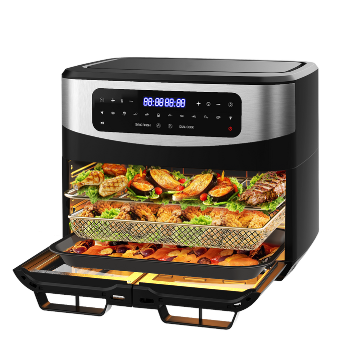Double Zone Friteuse sans Huile KDF-5511DTW 12L