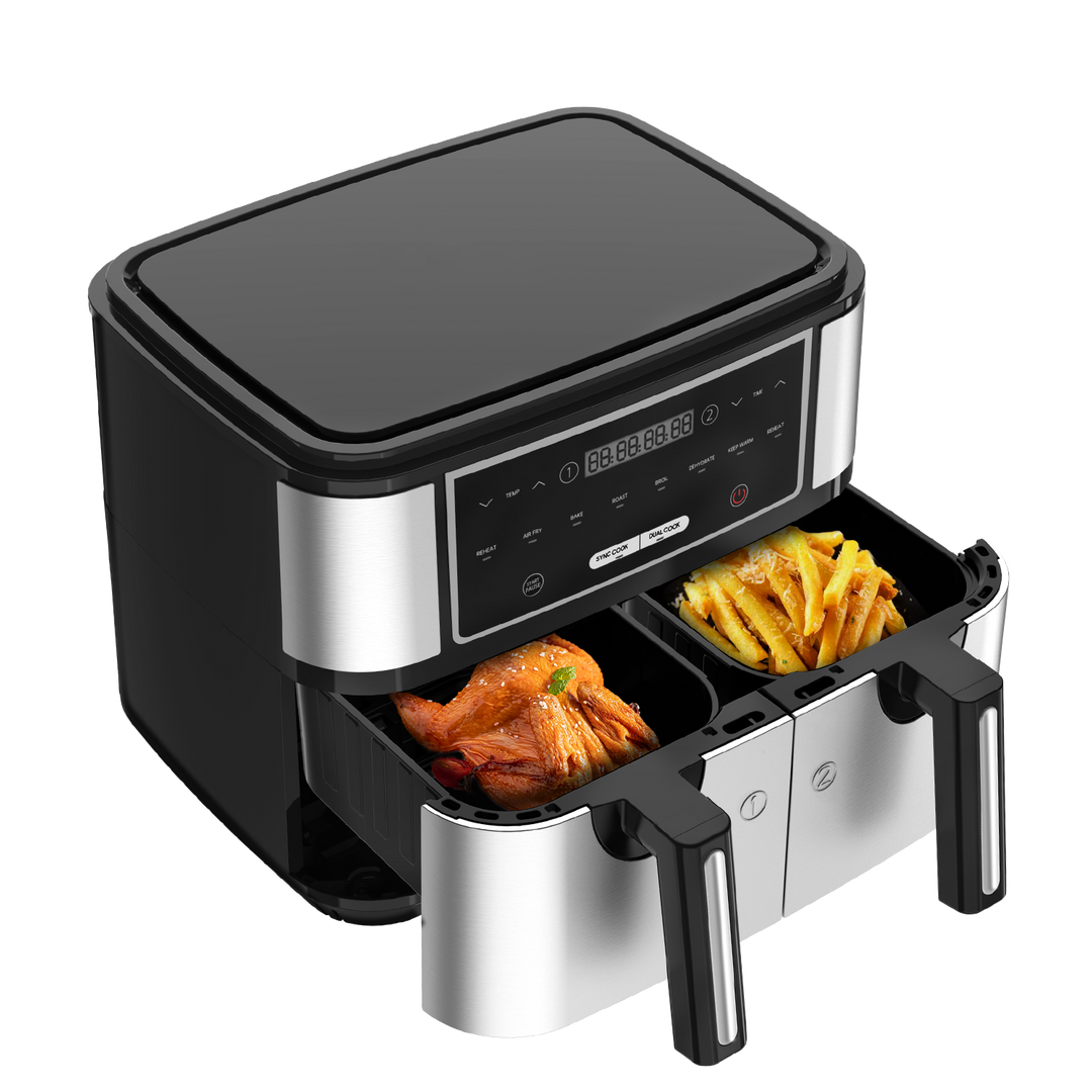 Double Zone Friteuse à air chaud AF5515D 10L 2600W