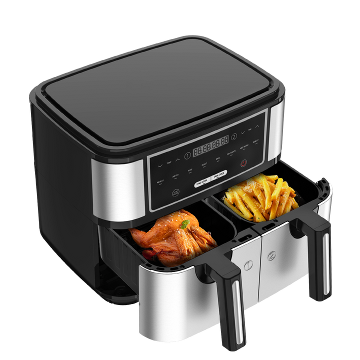 Double Zone Friteuse à air chaud AF5515D 10L 2600W