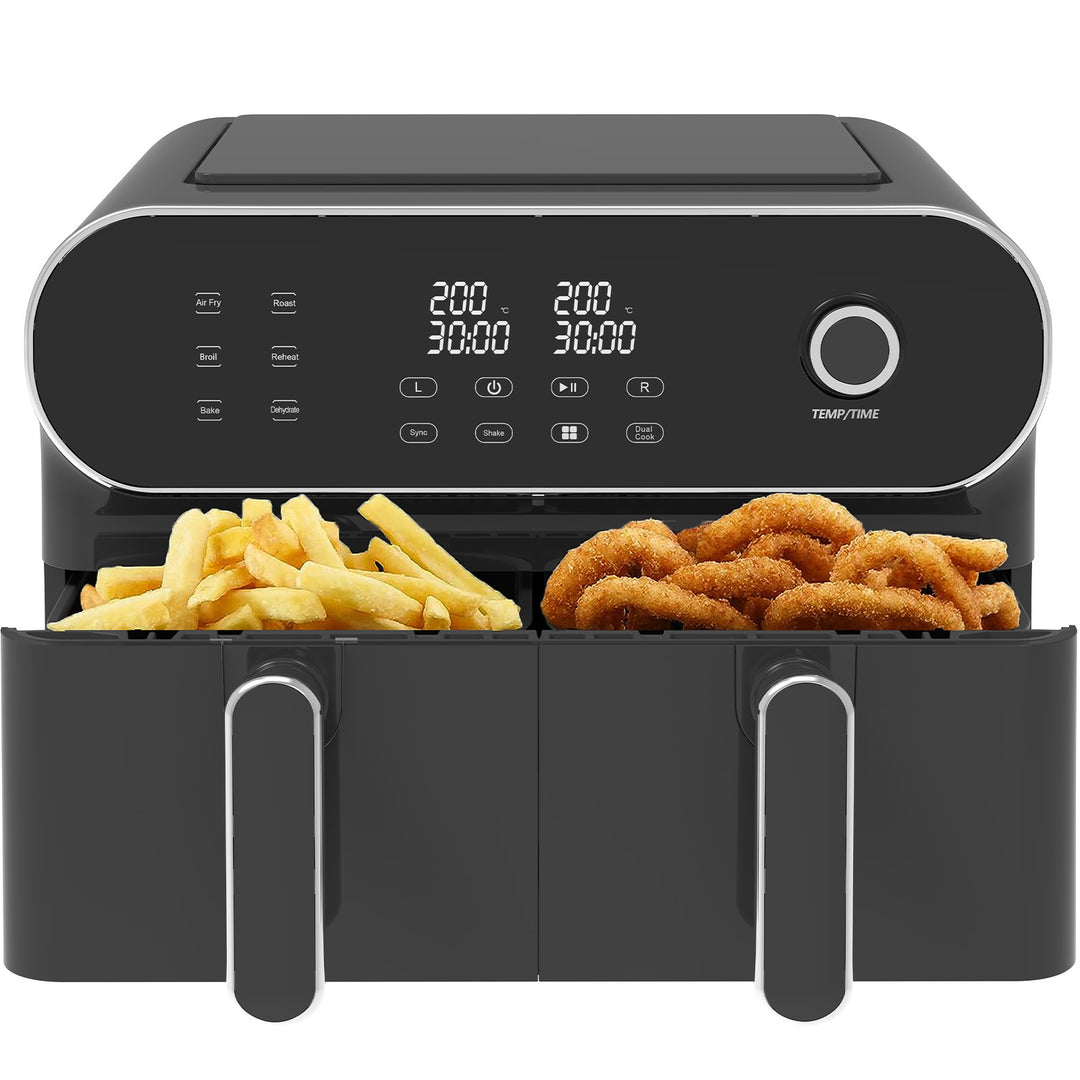 Double Zone Friteuse à air chaud AFT11001A 11L, 2 x 5, 1700 watt