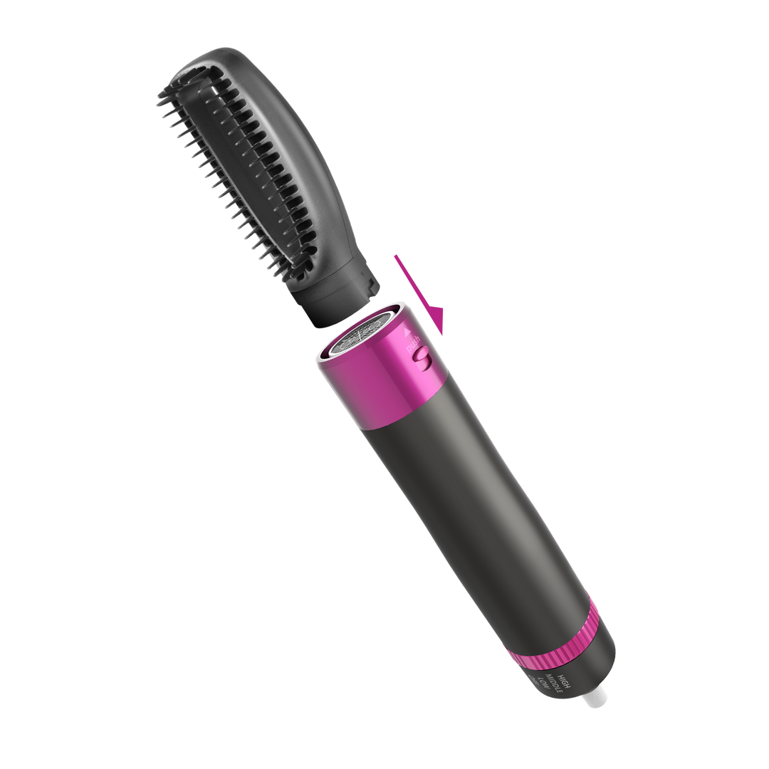 Brosse Soufflante Set 5 en 1, Brosse à Cheveux Amovible