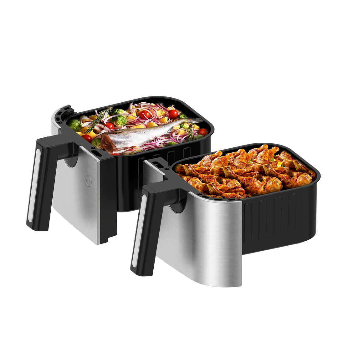 Double Zone Friteuse à air chaud AF5515D 10L 2600W