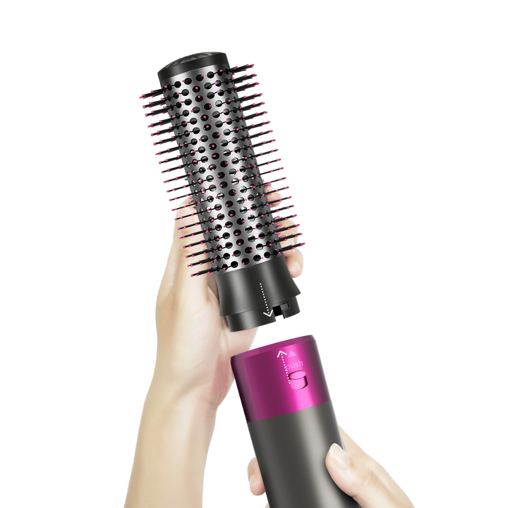 Brosse Soufflante Set 5 en 1, Brosse à Cheveux Amovible