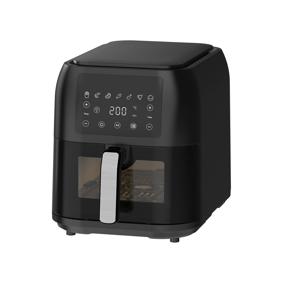 Friteuse à Air Sans Huile AF8008 8.5L XXL Air Fryer avec Grande Fenêtre
