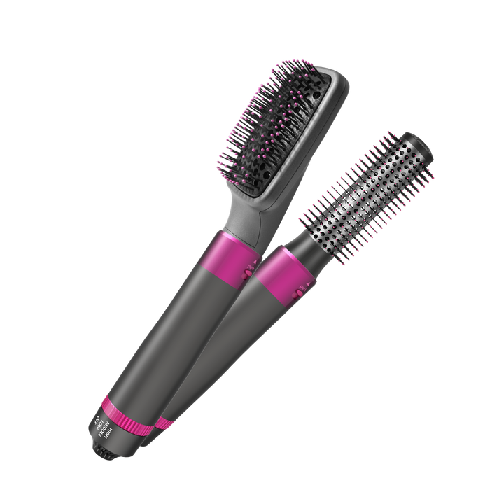 Brosse Soufflante Set 5 en 1, Brosse à Cheveux Amovible