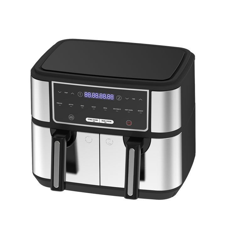 Double Zone Friteuse à air chaud AF5515D 10L 2600W