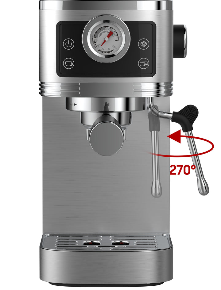 Machine à expresso avec buse à mousse de lait CM1660B 1350W