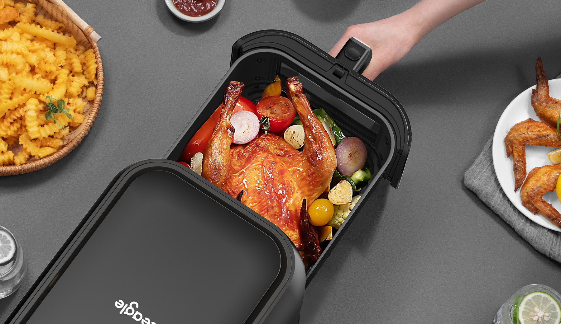 Airfryers avec une zone de cuisson