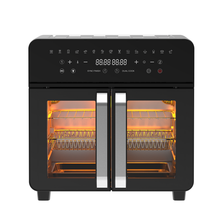 Double zone Friteuse à air chaud AFTO-2301DT 23L Noir