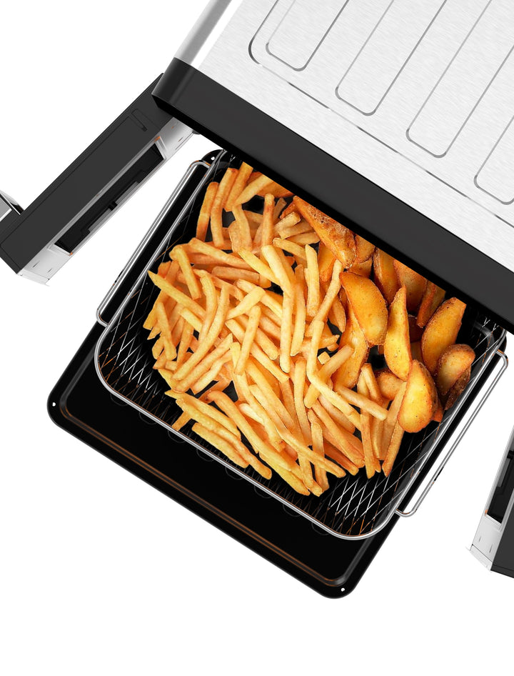 Double zone Friteuse à air chaud AFTO-2301DT 23L Noir