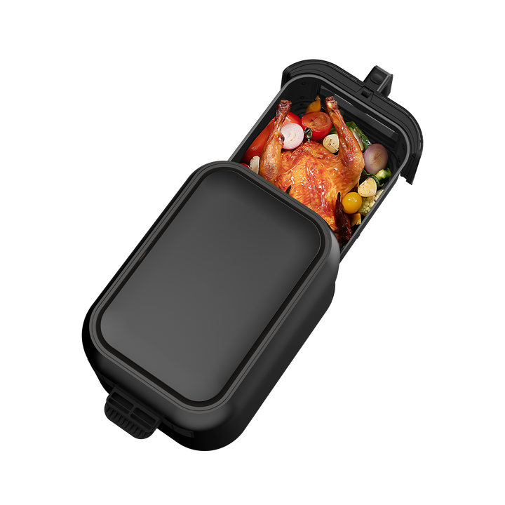 Friteuse à Air Sans Huile AF8008 8.5L XXL Air Fryer avec Grande Fenêtre