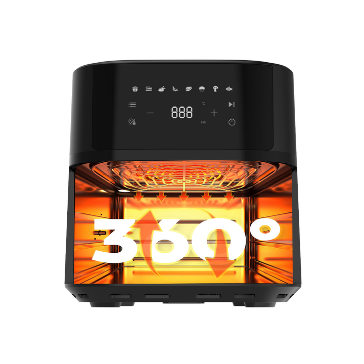 Friteuse sans Huile 6,5L Air Fryer 1700 W Friteuse à Air Chaud