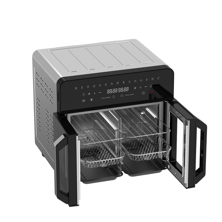 Double zone Friteuse à air chaud AFTO-2301DT 23L Noir