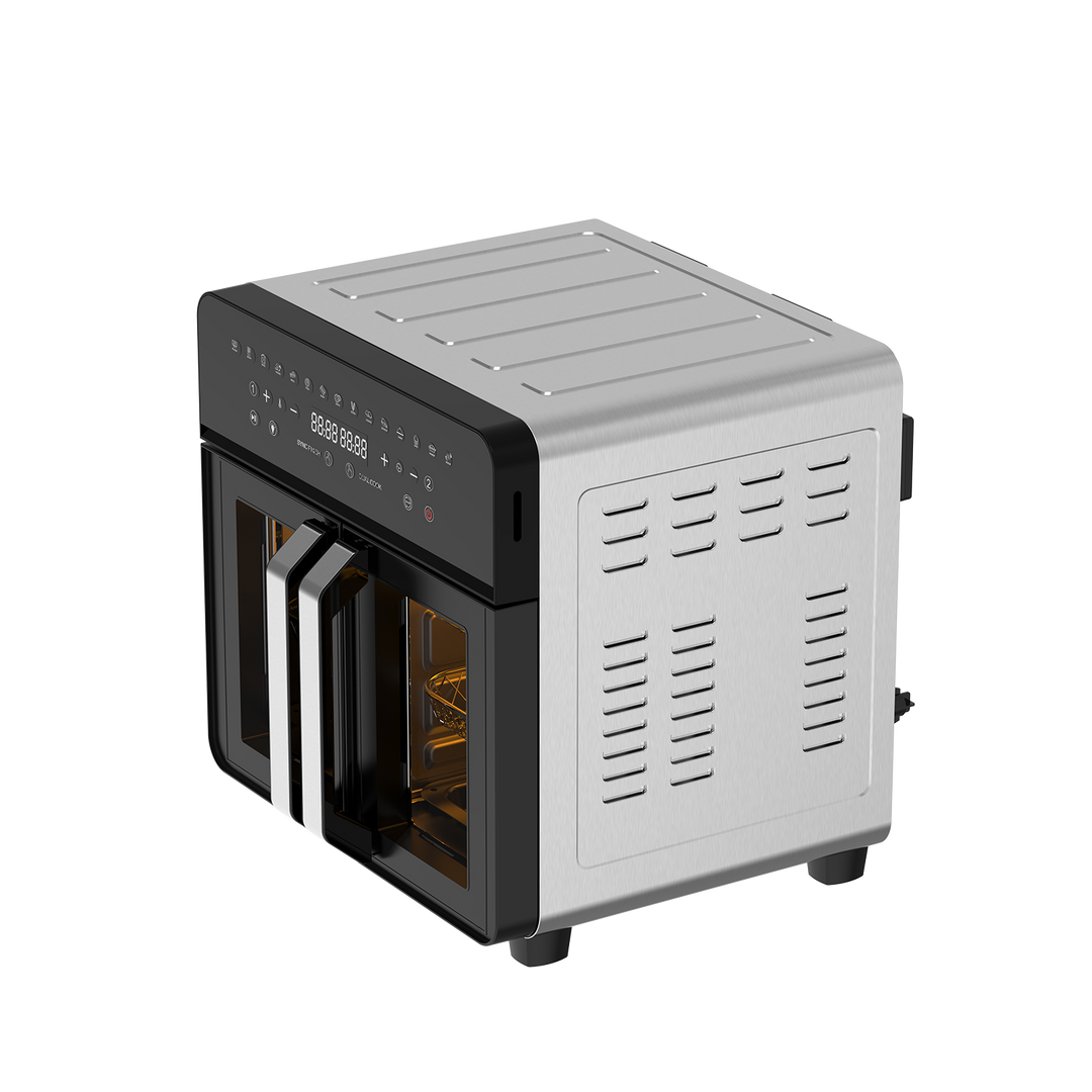 Double zone Friteuse à air chaud AFTO-2301DT 23L Noir