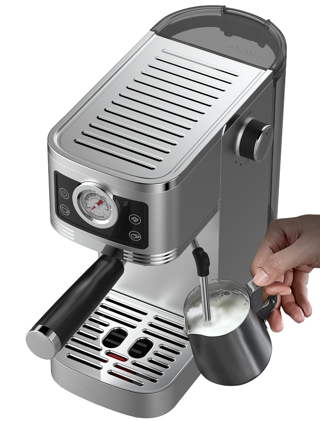 Machine à expresso avec buse à mousse de lait CM1660B 1350W