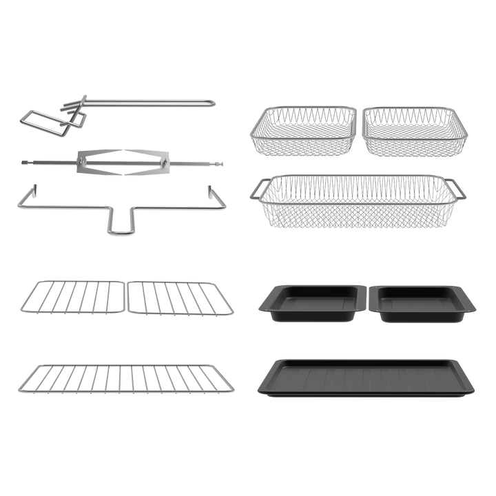 Double zone Friteuse à air chaud AFTO-2301DT 23L Noir