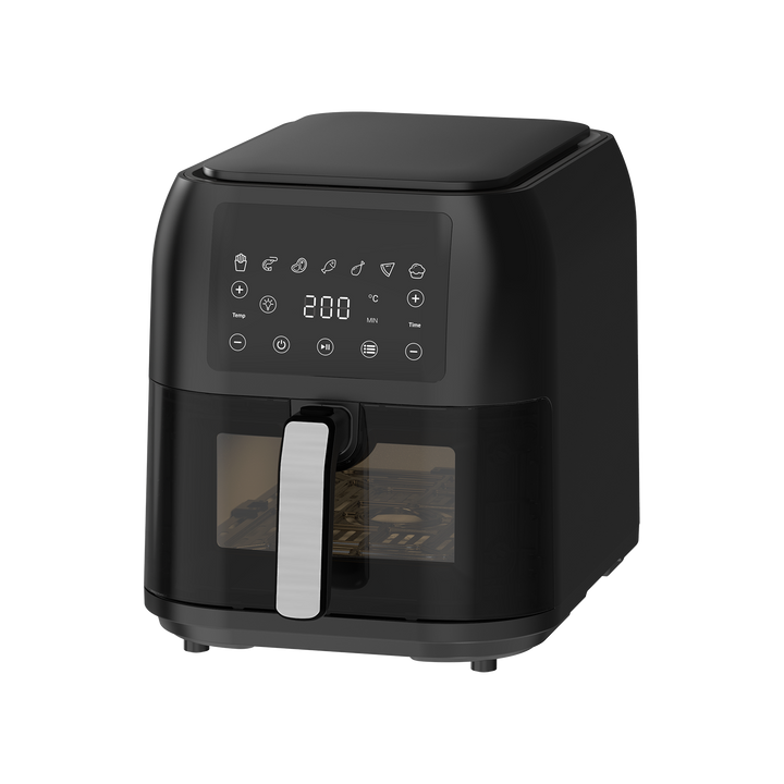Friteuse à Air Sans Huile AF8008 8.5L XXL Air Fryer avec Grande Fenêtre