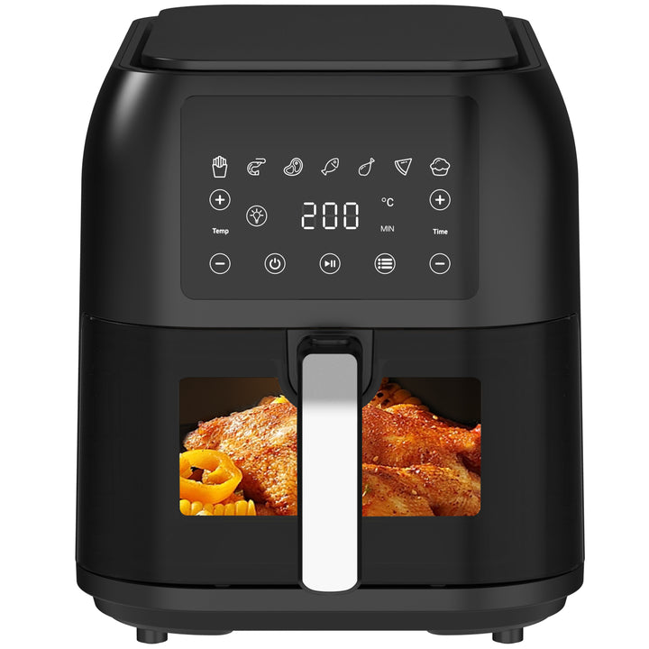 Friteuse à Air Sans Huile AF8008 8.5L XXL Air Fryer avec Grande Fenêtre